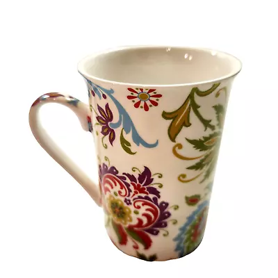 Buy Kent Pottery Colorful Floral Teacup Coffee Mug  9 Oz England • 12.29£