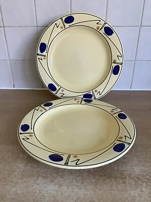 Buy Poole Pottery Omega By Fenella Mallalieu - 2 X 27 Cm Dinner Plates  • 24£