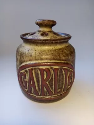 Buy Vintage 1970's Tremar Presingoli Studio Pottery Lidded Garlic Pot • 12£