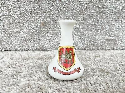 Buy Vintage Arcadian China Crestest Ware Pottery Souvenir Vase The Town Of Battle • 9.99£