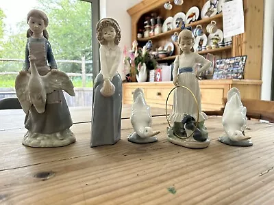 Buy 5 X Lladro/Nao Figurines (pre Owned Excellent Condition) • 60£