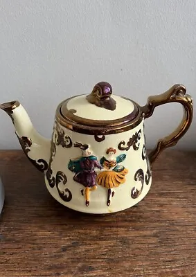 Buy Vintage 1950's Wade Festival England Gold Teapot • 15£
