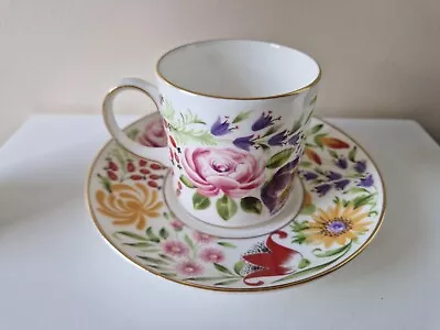 Buy Vintage Coalport  Art Nouveau Flowers  Coffee Cup Made In1992, from Fine English • 8£