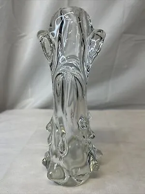 Buy Vintage Mcm Bohemian Czech Škrdlovice BerÁnek Design Free Form Art Glass Vase   • 28.44£