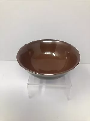 Buy Crowan Studio Pottery Small Stoneware Tenmoku Glazed Bowl Harry & May Davis #712 • 35£