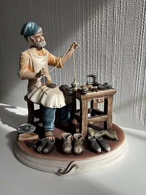 Buy Capodimonte Shoe Maker Cobbler 266 Made In Italy Figurine • 150£