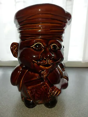 Buy Large Vintage PEK Brown Ceramic Baker Biscuit Barrel Jar - Made In England - M32 • 25£