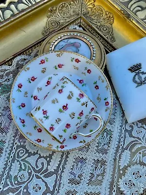 Buy Sevres 18th 1784 Cup And Saucer Fabulous Decor Seedling Pink Flowers • 984.37£