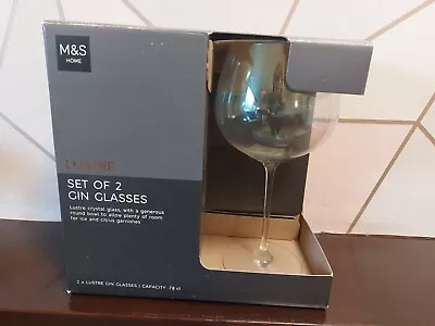 Buy 2 M&S Gin Glasses • 6.99£
