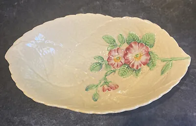 Buy Vintage Carlton Ware Hand Painted Yellow Embossed Primula Serving Bowl • 10£