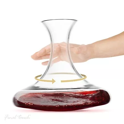 Buy Final Touch Revolve Wine Decanter 750ml Gift Boxed • 44.99£