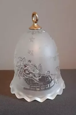 Buy Vintage West Germany Original Walther Glass Crystal Bell With Christmas Scene • 8.99£