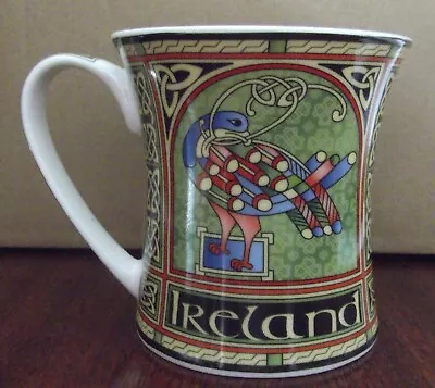 Buy Celtic Peacock Ireland Mug With A Coloured Trinity Irish Design, New Bone China • 4.99£