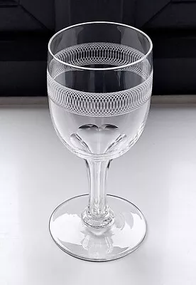 Buy ANTIQUE HOLLOW STEM WINE GLASS C.1900 • 19£