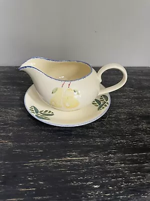 Buy Poole Pottery Dorset Fruits Gravy Jug And Saucer • 16£