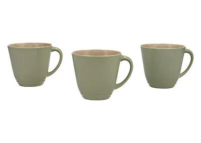 Buy Branksome Stoneware 3 Green Tea Cups • 12£