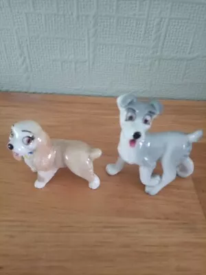 Buy 2 Disney Wade Lady And The Tramp Figures. In Perfect Condition No Chips Or... • 7.99£