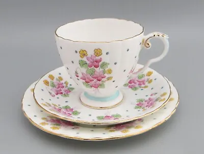 Buy Royal Grafton China - Estelle Trio, Hand Coloured/Enamelled - Cup/Saucer/Plate • 11.99£