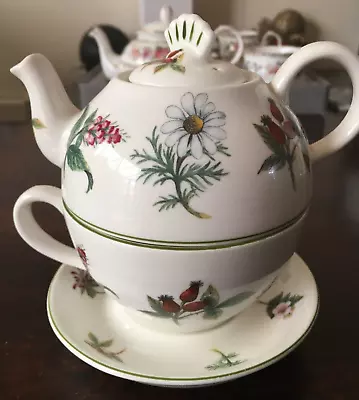 Buy Vintage Tea For One Cup Saucer And Teapot Set Royal Norcrest Staffordshire • 29.99£