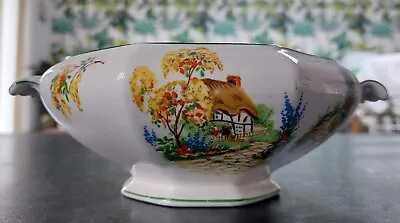 Buy Art Deco Style James Kent Ltd Sunnyside Cottage Octagonal Bowl • 9.99£