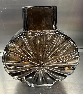 Buy Whitefriars Glass Sunburst Vase 1970s Geoffrey Baxter In Cinnamon • 275£
