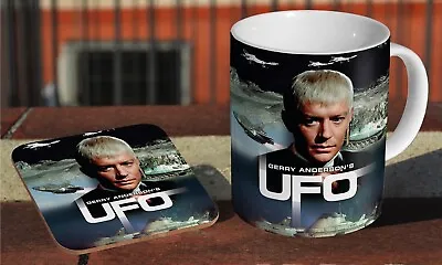 Buy UFO Gerry Anderson 70s - Ceramic Coffee / Tea Mug + Matching Coaster  • 8.49£
