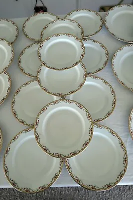 Buy Vintage Limoges France VIGNAUD~The Meuse~7.5” Salad PLATE! 12Available~EXCELLENT • 16.20£