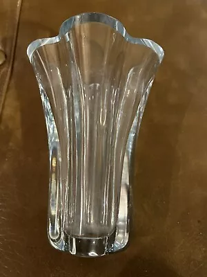 Buy Stromberg Strombergshyttan Heavy Swedish Art Glass Vase 6.5” *See Below* • 28.75£