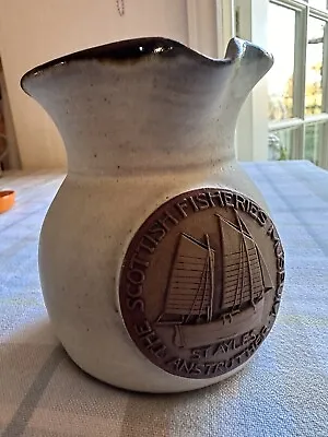 Buy Scottish Fisheries Museum Jug Anstruther Collectable Pottery Local History Pot • 6£