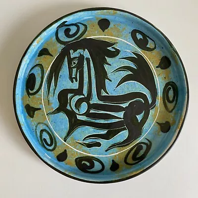 Buy 9.5 Inch Newlyn Celtic Pottery Tray Studio Pottery Horse Dish Maggie Bill Fisher • 20£