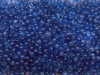 Buy ❤ Round Glass Crackle Beads 200x 4mm 100x 6mm 50x 8mm Choose Bead Colour UK  • 1.99£