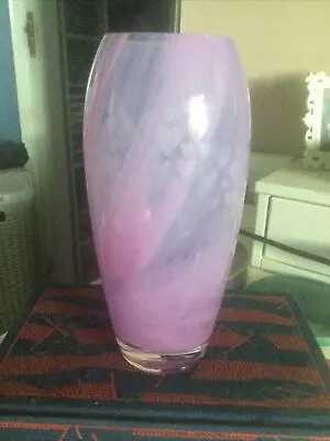 Buy Caithness Glass Vase Pink Large • 0.99£