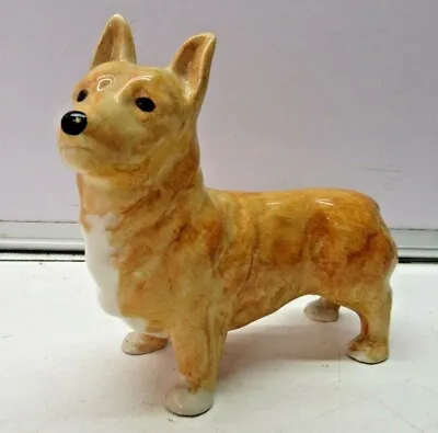 Buy Porcelain Corgi Dog Figure By J Fryer • 12.99£