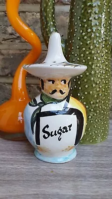 Buy Toni Raymond Pottery ‘Mexican’ Sugar Shaker Retro Kitsch Kitchenalia • 8£