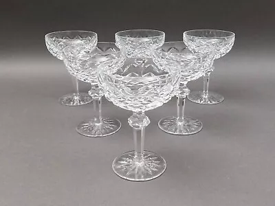 Buy Waterford Crystal Powerscourt Champagne 5 3/8  Sherbet Glasses Set Of 6 • 288.14£