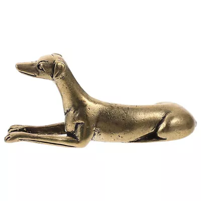 Buy  Brass Decorative Ornaments Office Dog Chinese Fengshui Sculpture • 12.65£
