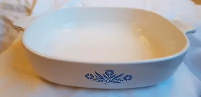 Buy Vintage Pyrosil Ware Blue Flower 9   Dish Ref C-4 • 8£