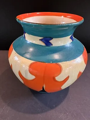 Buy Arcadian Arabian Cauldon Ware Art Deco Vase Stunning Rare 6  16cms A/F • 7.99£