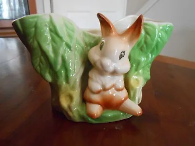 Buy Withernsea Pottery  Fauna Rabbit Posy Vase 27 • 7£