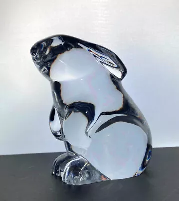 Buy Baccarat France Clear Crystal Rabbit Bunny Hand Cooler Paperweight - Charming! • 27.86£