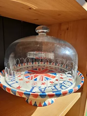 Buy Emma Bridgewater Glass Cake Dome For Large Cake Stand Comport • 20£