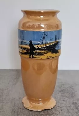 Buy Lancaster & Sons 1930s Vintage Lustreware Nautical Decorative Orange Vase • 19.99£