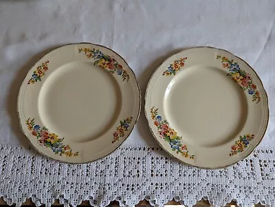 Buy Two Alfred Meakin Royal Marigold 22.5 Cm Plates • 6.50£