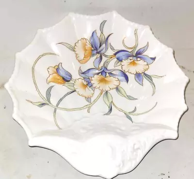 Buy Aynsley China Just Orchids 7  Shell Dish Candy Bowl England • 8.99£