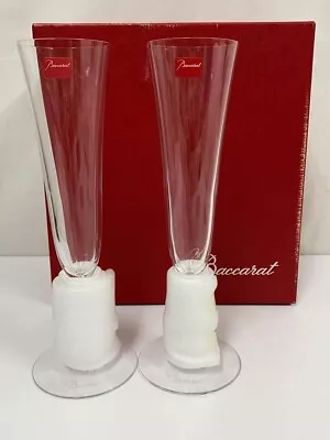 Buy Baccarat Onde Champagne Glass Pair Set • 154.24£