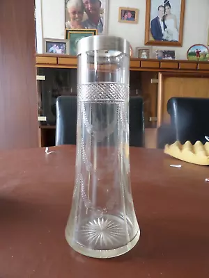 Buy Glass Vase Silver Top • 10£