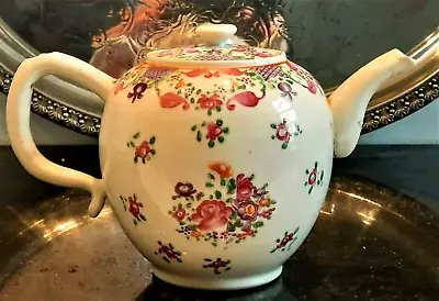 Buy Beautiuful Large Chinese Qinglong Famile Rose Porcelain Bullet  Teapot C C1740+ • 97.99£