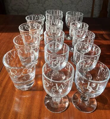 Buy Emma Bridgewater Black Toast Wine Water Glasses Goblets Collection Job Lot • 150£