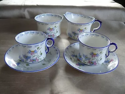 Buy Carlton Ware China : Part Coffee Set For Two : Pattern 4668 : Love-in-a-Mist • 47.50£