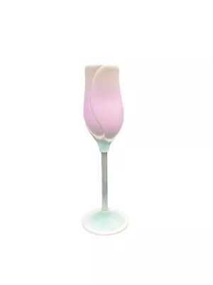 Buy Newman Ceramic Works Rosebud Cordial Glass Tulip Lavender Oregon 6.25  Retired • 23.71£